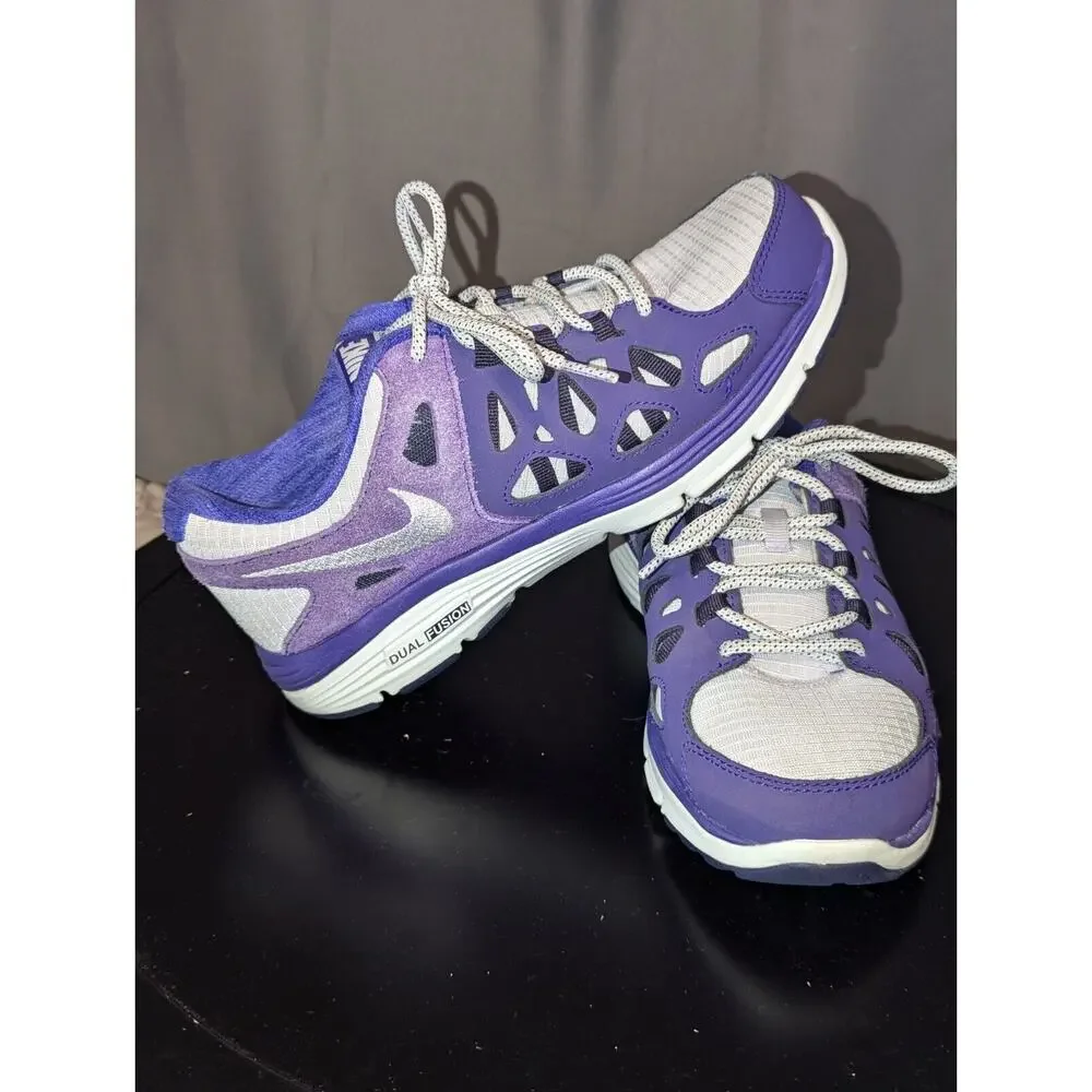Nike Shoes Youth 5 Women's 7 Purple Dual Fusion Run 2 599793-500 Sneakers - Picture 5 of 10